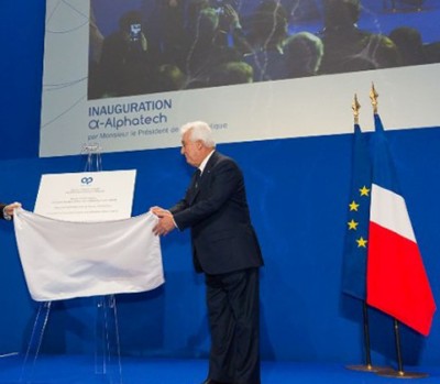 François Hollande inaugura oficialmente α-Alphatech, el nuev...